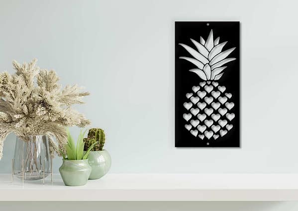 Szíves ananász fali dekoráció 1
